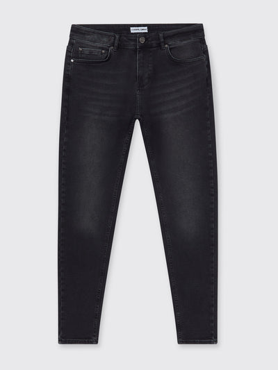 Charcoal Slim Tapered Jeans